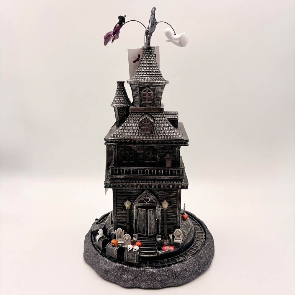 Well Dressed Home LED Lighted Musical Haunted House Animated Halloween Decor
